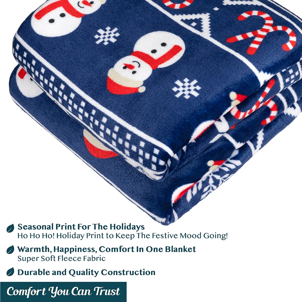 Pavilia Patriotic Blanket - American National Flag Throw Blanket for Sofa Couch Bed, Soft Microfiber Fleece Reversible, USA Military Veteran July 4th Gift - 50 x 60 Inches