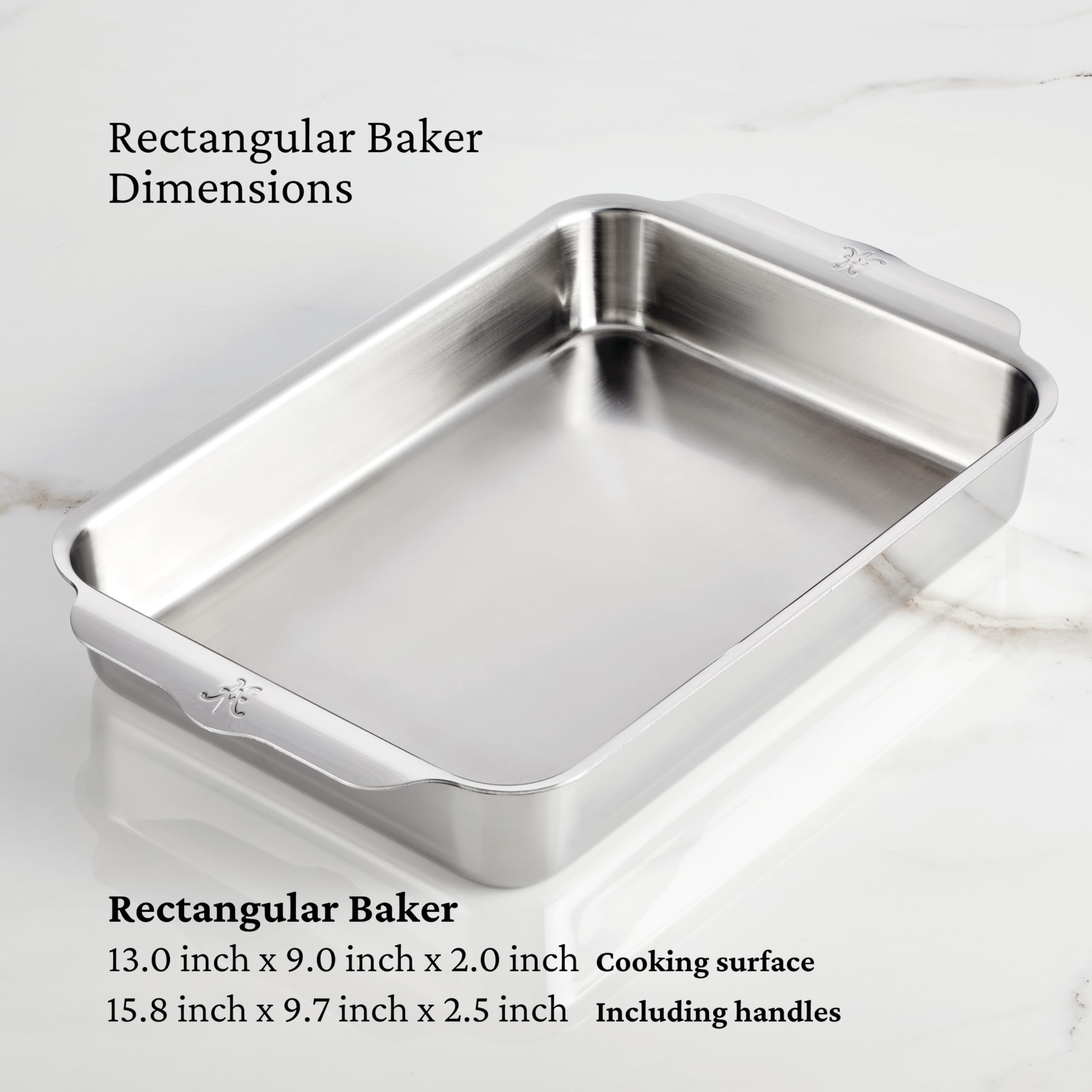 Hestan Provisions OvenBond – 3-Piece Tri-ply Baking Sheet Set Professional Stainless Steel Bakeware, Half & Quarter Sheets & Rack