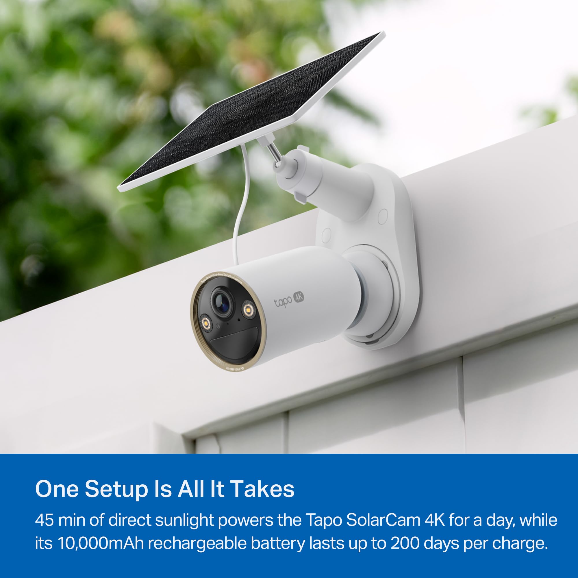 Tapo by TP-Link Wireless Outdoor Security Camera, 1080P, Up to 180 Days Battery Life, Free Person Detection, SD/Cloud Storage, Spotlight Color Night Vision, Alarm, No Hub Needed, Black, C403