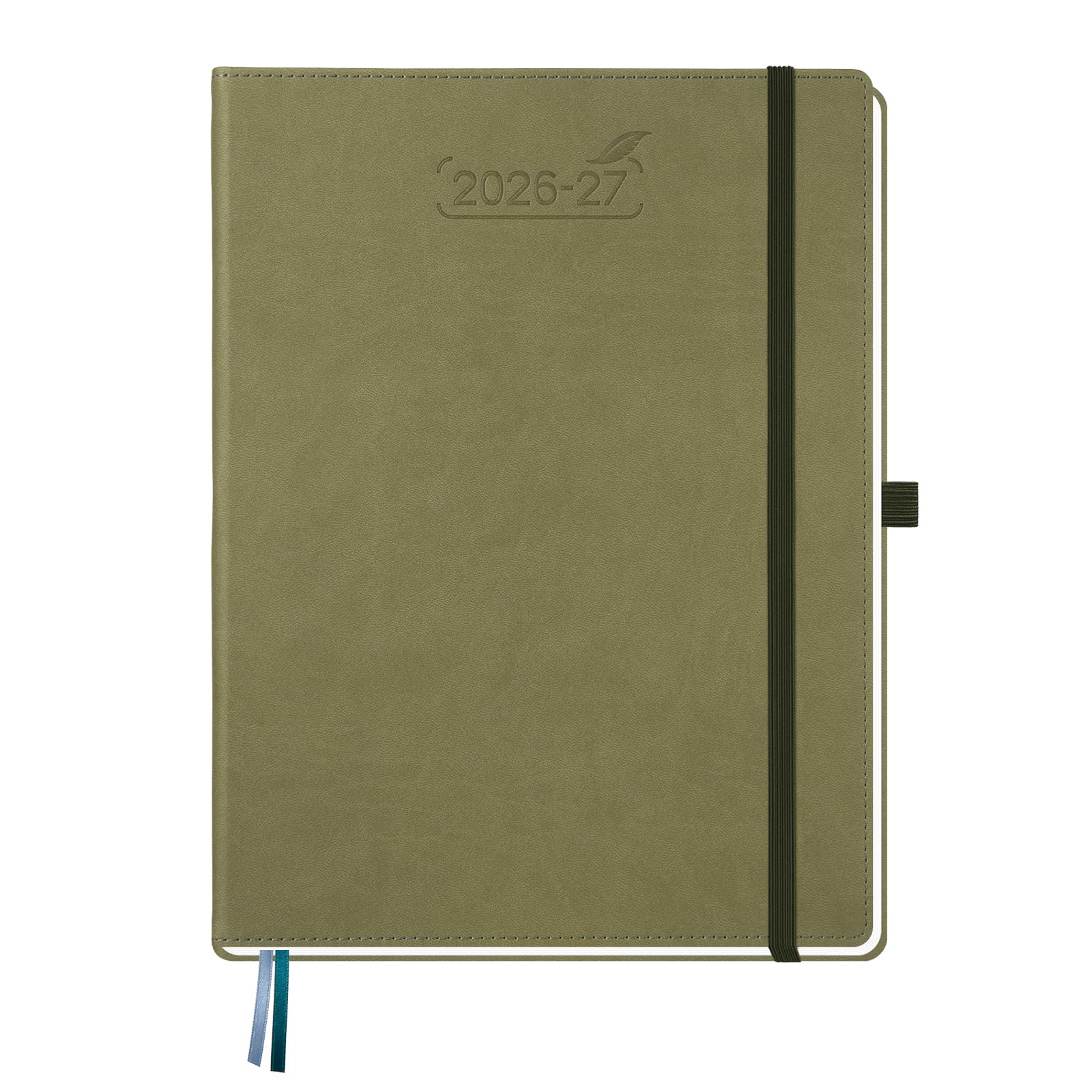 BEZEND Pocket Planner 2026-2027 Weekly and Monthly (3.5" x 6") 18 Months Small Academic Calendar (Jul 26-Dec 27) Ideal for Students, Work & Home, Storage Pocket, PU Leather Hardcover -Black