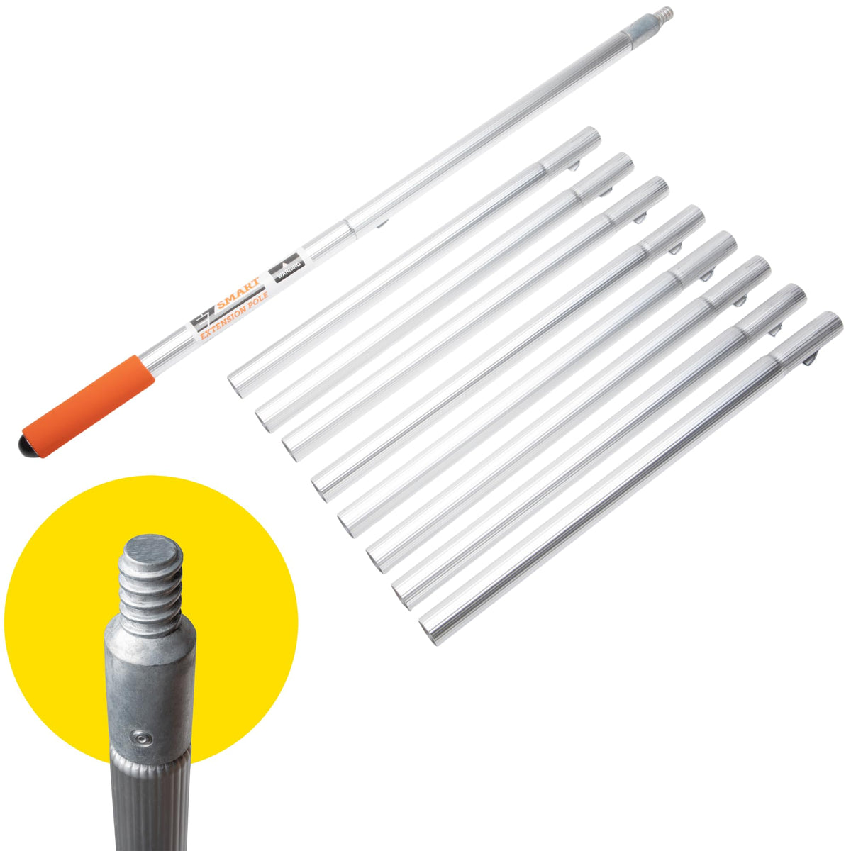 16 ft Sectional Aluminum Extension Pole