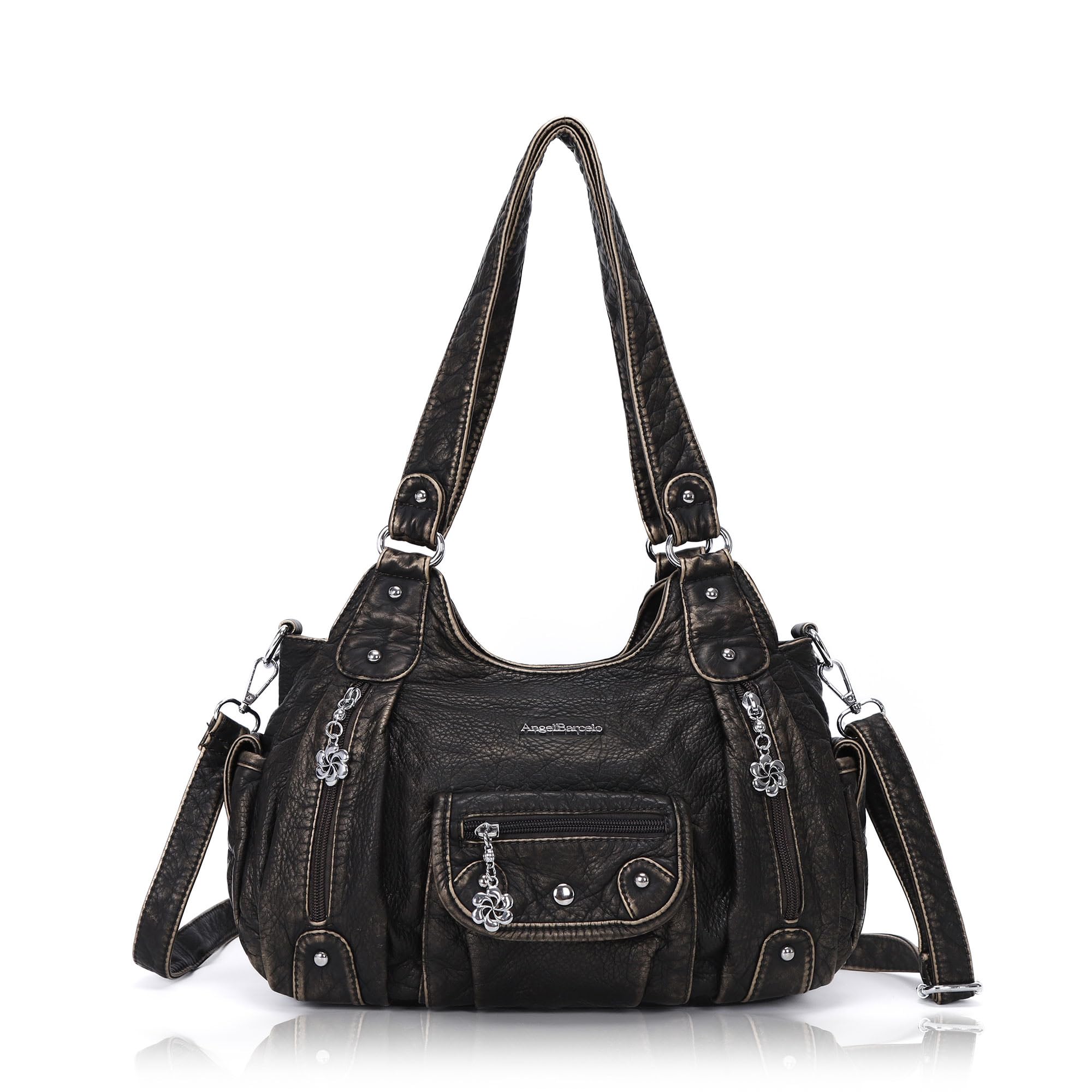 Angel Barcelo Purses for Women Soft PU Leather Shoulder Bag Crossbody Purse and Handbags