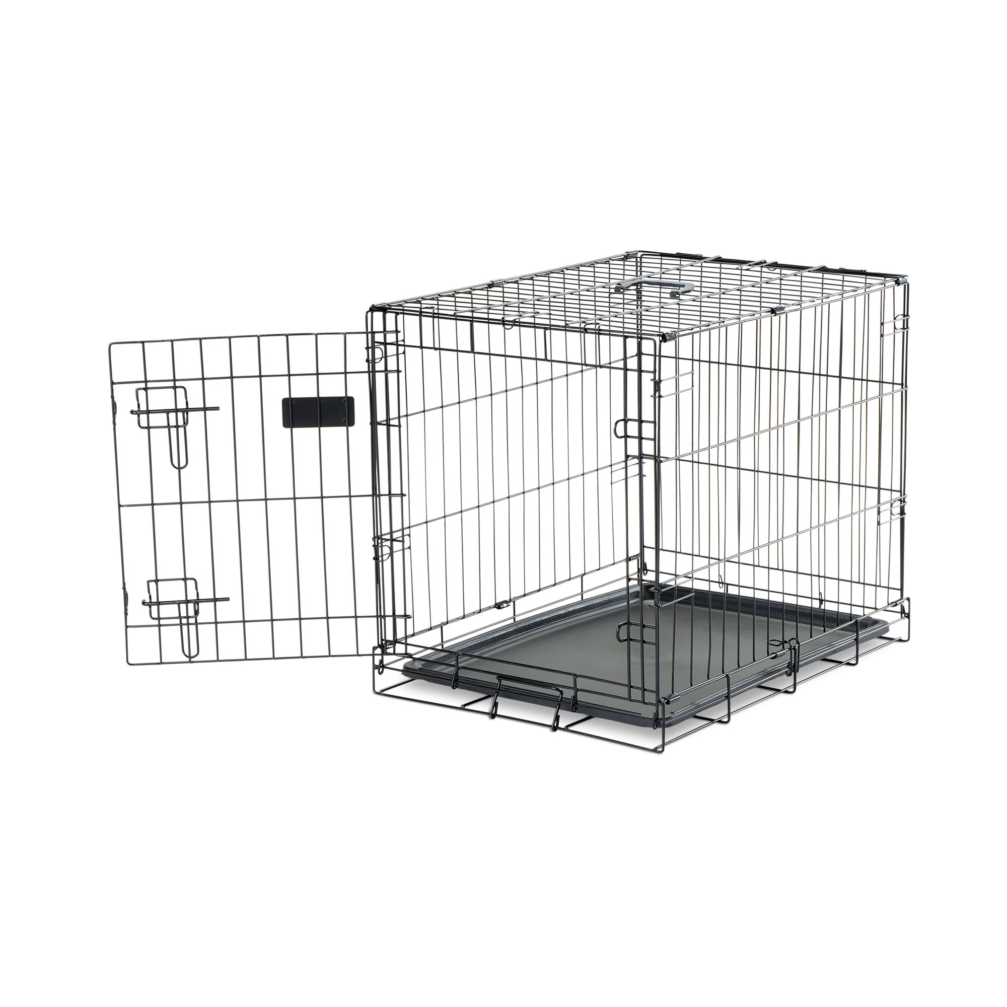 Carlson Secure and Compact Double Door Metal Dog Crate, Medium with Divider Panel
