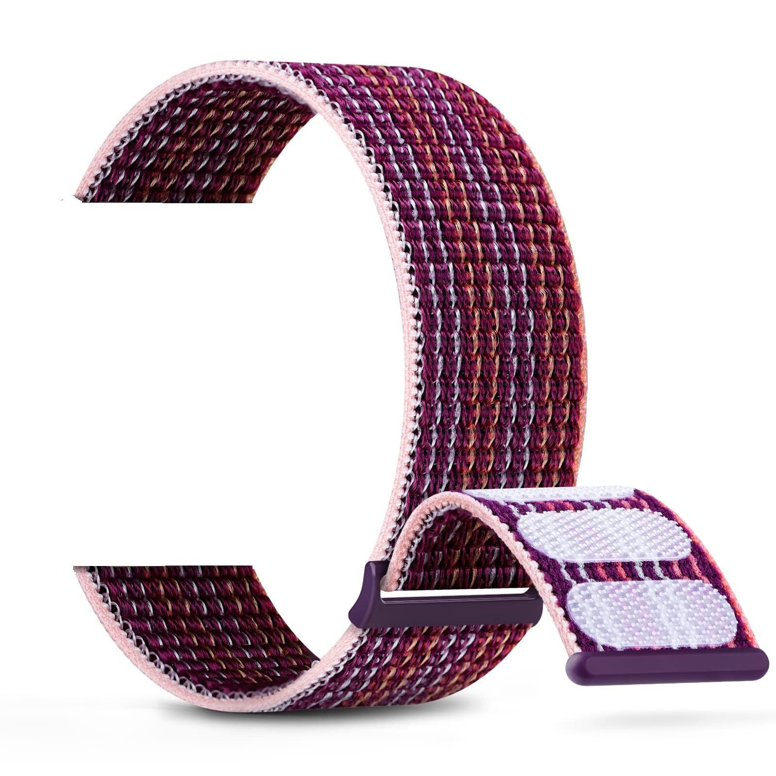Nylon Sport Band Compatible with Apple Watch Band 38mm 40mm 41mm 42mm 44mm 45mm 46mm 49mm, Adjustable Breathable Women Men Braided Strap Loop for iWatch Series 11/10/9/8/7/6/5/SE Ultra 3/2/1
