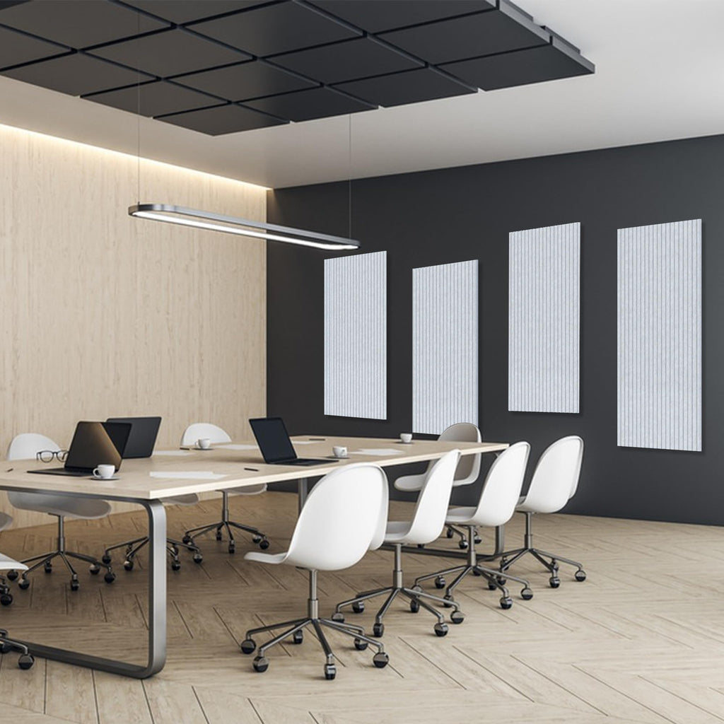 Art Acoustic Panels for Wall,5 Pack Sound Absorbing Panels,47.2” x 23.6” Soundproof Wall Panels,High-Density Acoustic Wall Panels,Decorative Sound Panels with Wood-Look