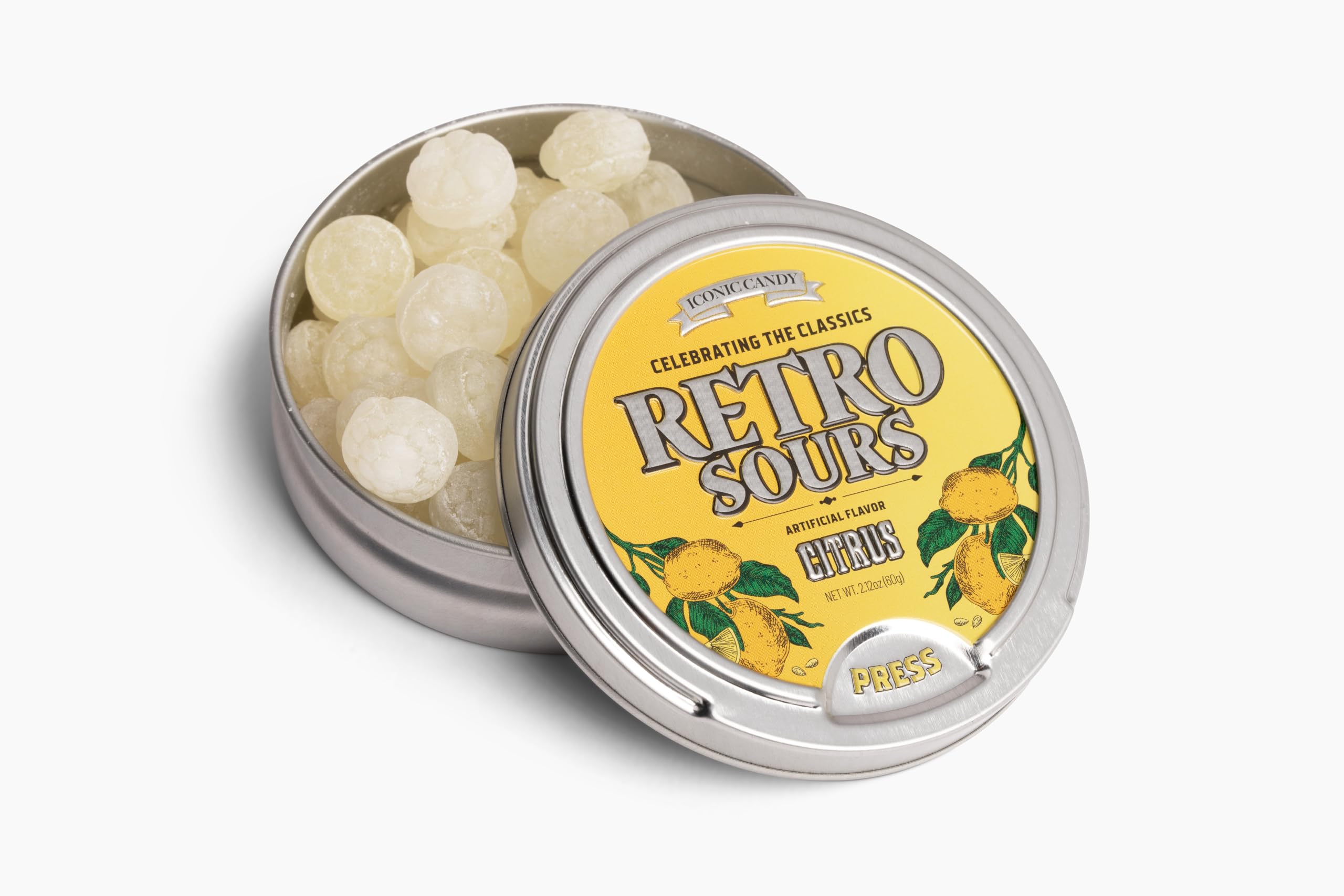 Retro Sours | Hard Tangy Candy | Brought To You By Iconic Candy (1, Red Apple)