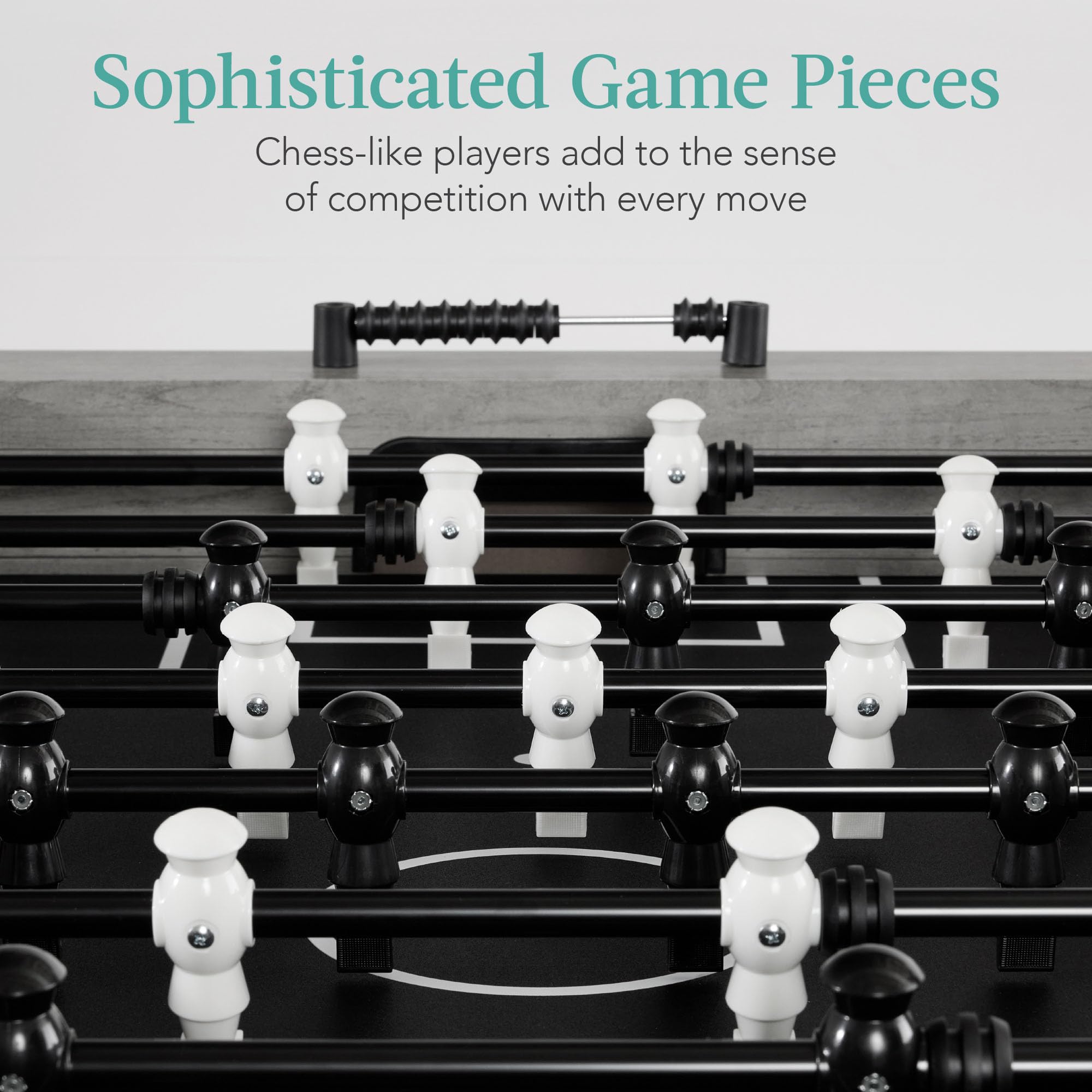Best Choice Products Full Size 54 Inch Regulation Foosball Table for Home, Game Room - Includes 2 Balls, 2 Cup Holders