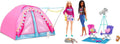 Barbie It Takes Two Camping Playset with Tent, 2 Barbie Dolls & 20 Pieces Including Animals, Telescope & Accessories, Toy for 3 Year Olds & Up (Amazon Exclusive)