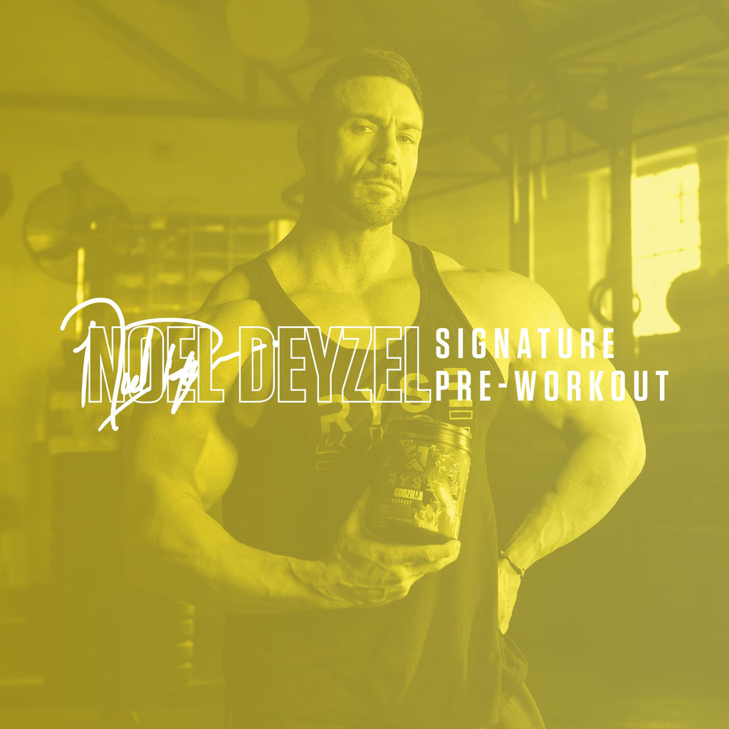 RYSE Godzilla X Noel Deyzel Pre Workout Powder - BlackBerry Lemonade - 400mg Caffeine, High Stim Pre-Workout for Men & Women with Citrulline & Beta Alanine - Energy, Pump & Focus - 20/40 Servings