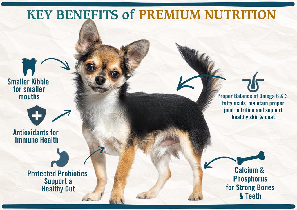 Chicken Soup for The Soul All Natural Premium Small Bites Adult Dry Dog Food, Real Meat First Ingredient, No by-Products, Supports Gut & Immune Health, Beef & Brown Rice, 13.5lb
