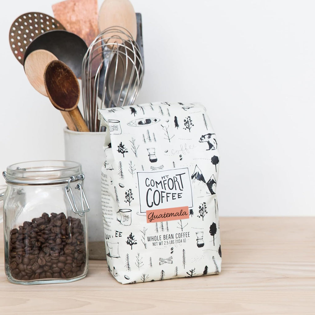 Mt. Comfort Coffee Costa Rica Medium Roast, 2.5lb - Sourced From Local, Costa Rican Coffee Farms - Roasted Whole Bean