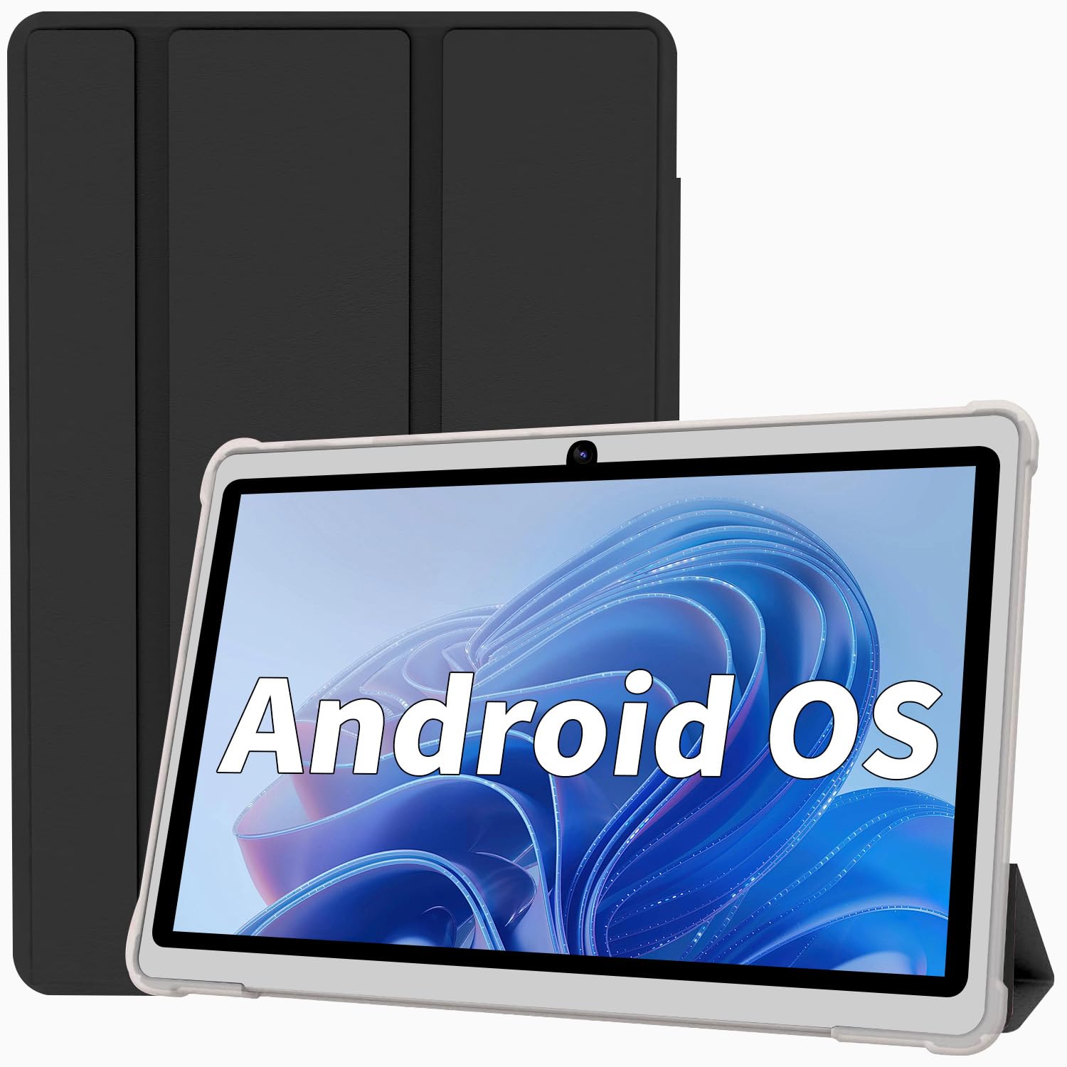 HNVHNV Android Tablet 7 Inch Tablet, 6GB RAM 32GB ROM 1TB Expansion, Quad-core Processor, Dual Camera, WiFi, Bluetooth, Parental Control (Black)