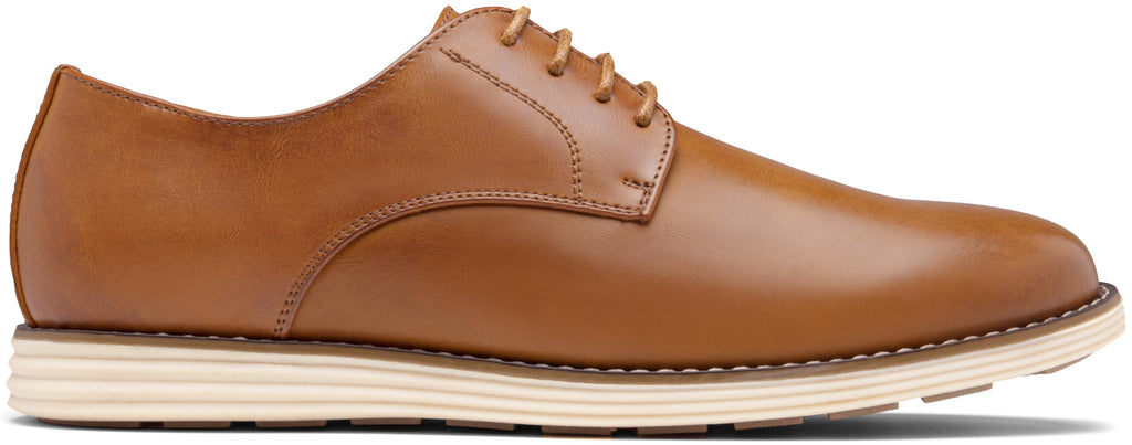 Vostey Mens Casual Dress Shoes Wingtip Plain Business Dress Shoes for Men