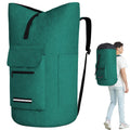 Laundry Bag Extra Large 115L, Laundry Backpack Bag, Laundry Bags Extra Large Heavy Duty, Laundry Bag with Straps, Clothes Hamper Bags with 4 Pockets, College Laundromat Backpack for Dorm Room