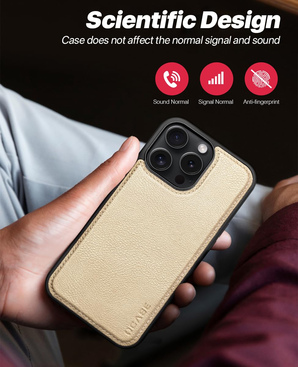 OCASE for iPhone 16 Case Detachable Wallet Case with Card Holder, 2 in 1 Pu Leather Flip Folio with RFID Blocking Stand Wrist Strap Shockproof Phone Cover 6.1 Inch 2024, Black