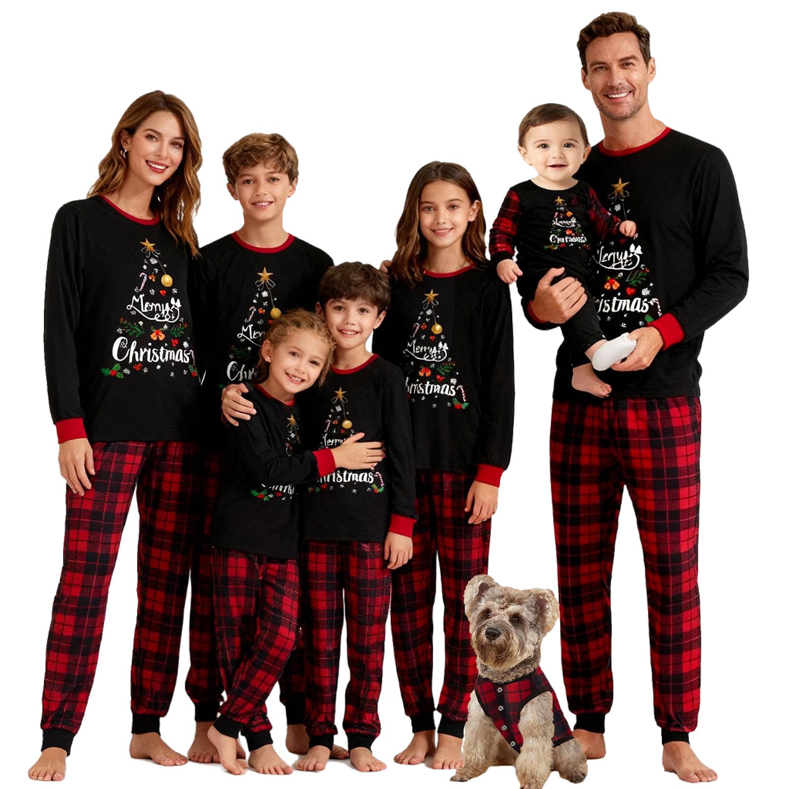 VS&LLWQ Christmas Family Matching Pajamas Set, Bestselling Christmas Pajamas, Matching Family Pjs Xmas Jammies Sleepwear