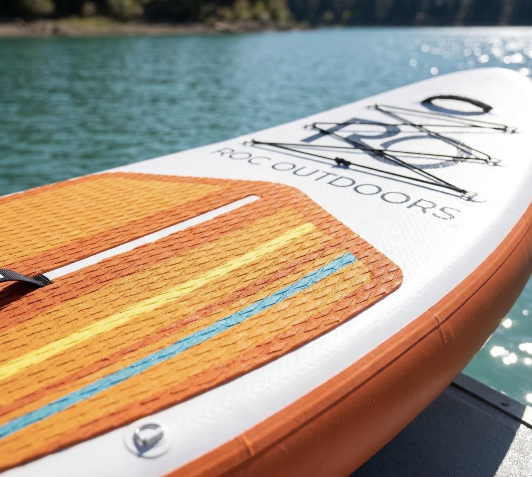 Roc Inflatable Stand Up Paddle Board 10' 6" with Premium SUP Paddle Board Accessories, Wide Stable Design, Non-Slip Comfort Deck for Youth & Adults