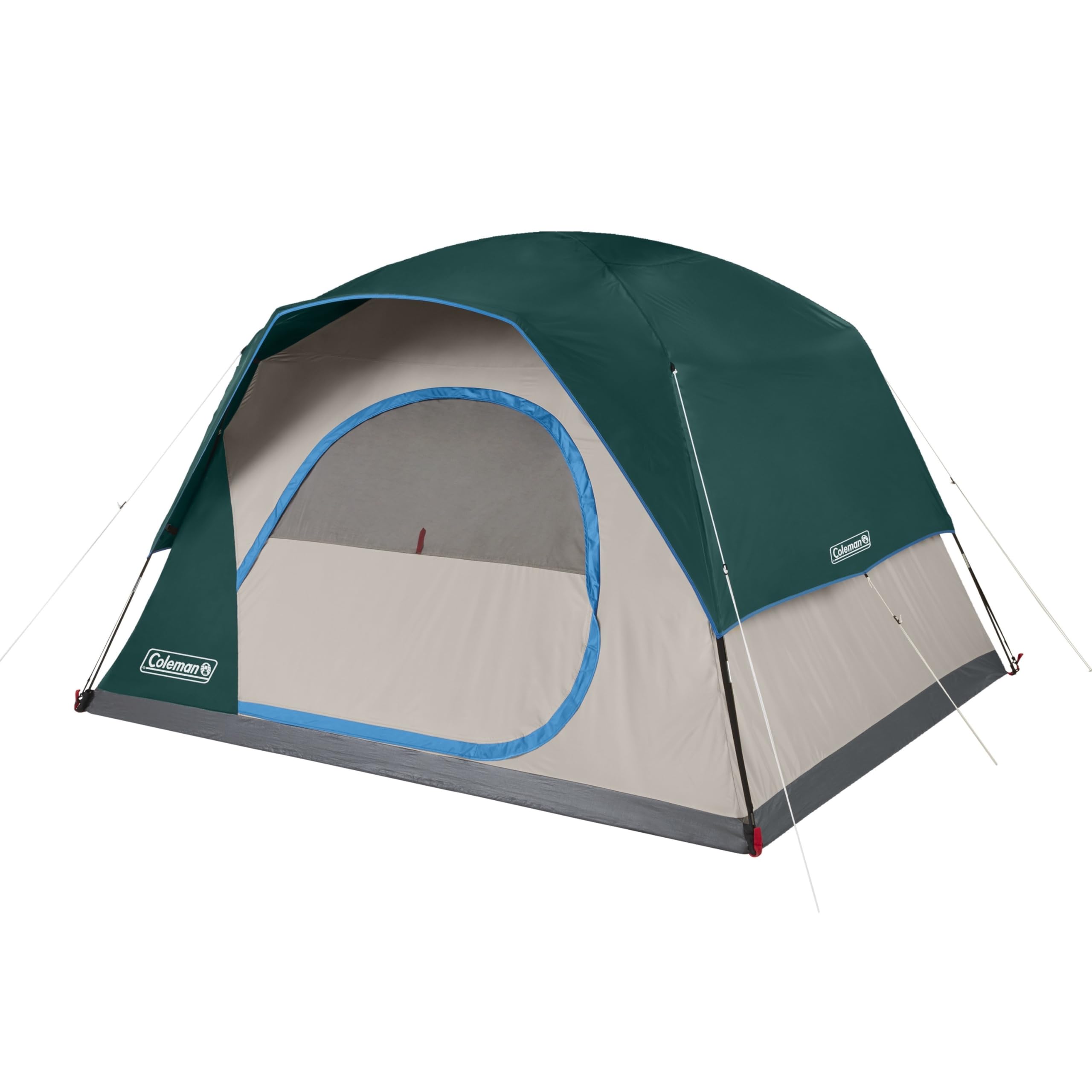 Coleman Skydome Camping Tent with 5 Minute Setup, 2/4/6/8 Person Weatherproof Tent with Rainfly & Carry Bag, 20% More Headroom Than Traditional Canopies