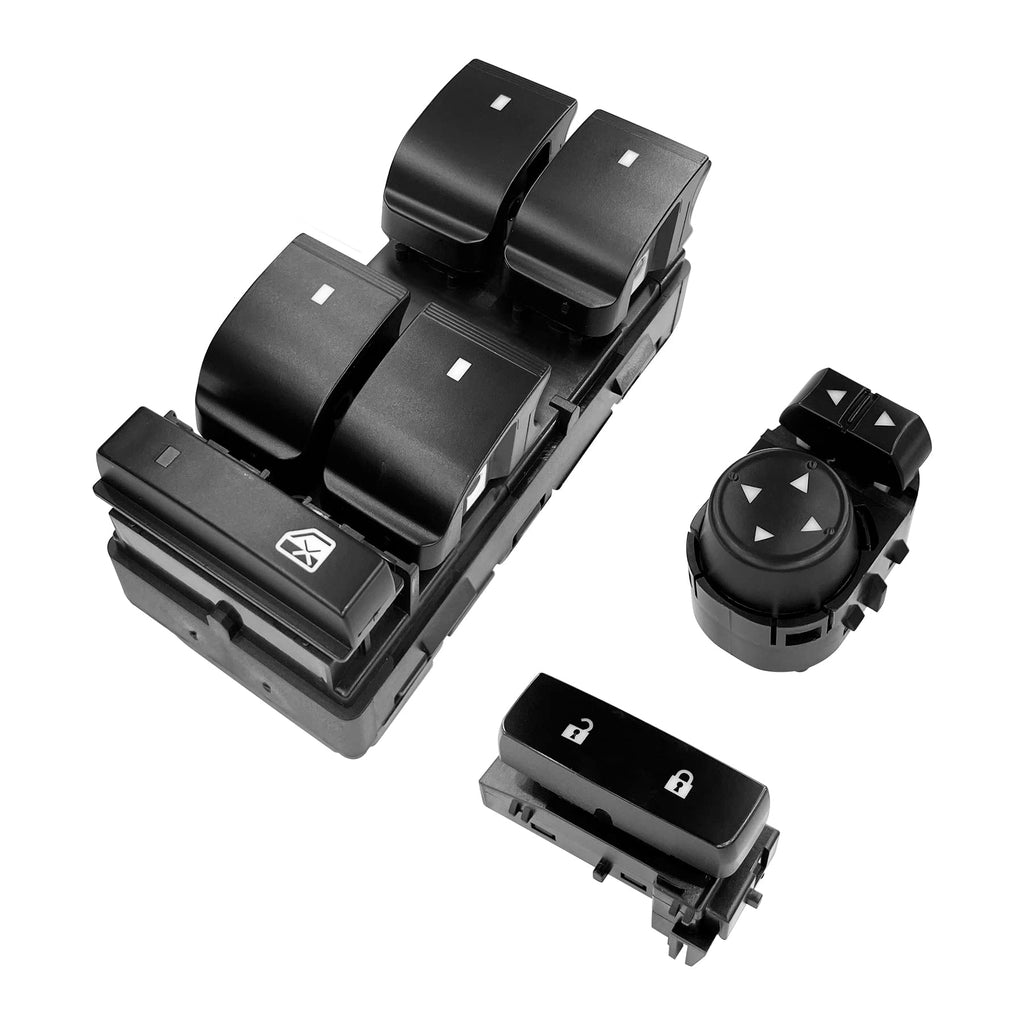 Power Window Switch Passenger Front Right, Rear Left or Right | Window Buttons | Fits GMC Acadia, Sierra, Chevy Silverado, Tahoe & More Year Model 2006-2015 | #22895545, 15888174