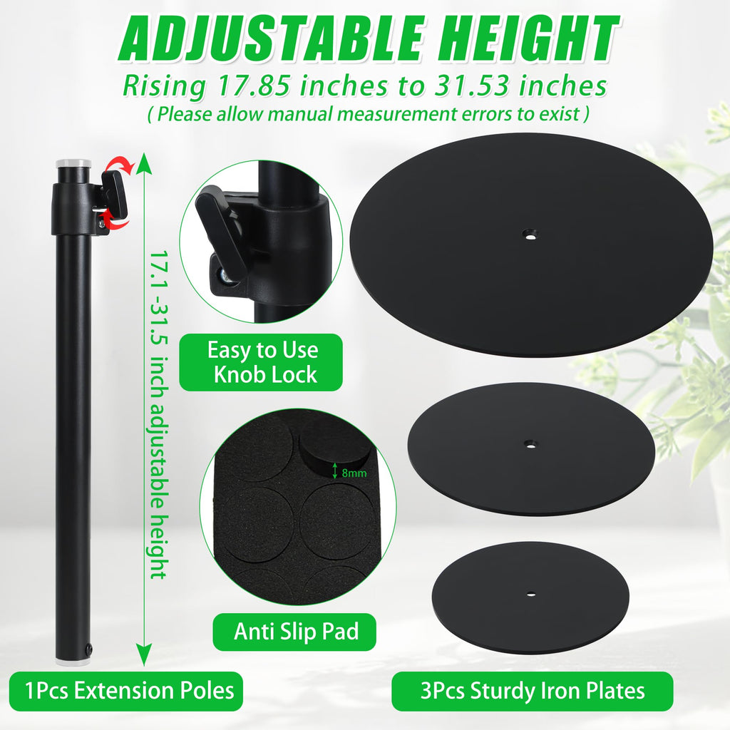 Adjustable Plant Risers for Inside Pots, 11-20" Rise Planter Insert Filler for Large Pots, Plant Lift Inserts Pot Risers for Indoor Outdoor Tall Taper Planter Container (6" 8" 10" Base Top, Set of 1)