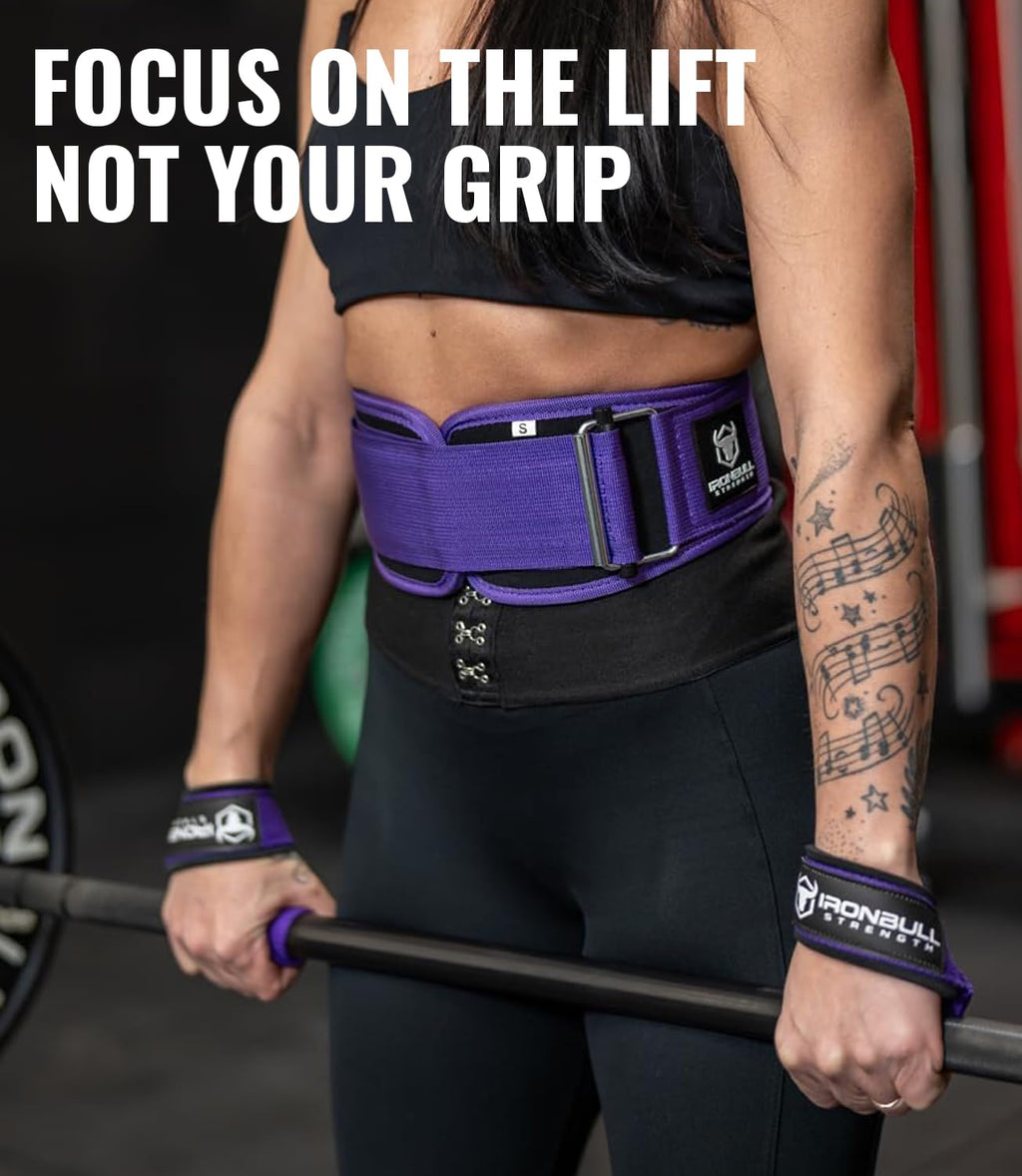 Lifting Wrist Straps for Weightlifting (1 Pair) – Padded Lifting Straps for Deadlifts, Powerlifting, Strength Training & Bodybuilding – Gym Straps for Men & Women
