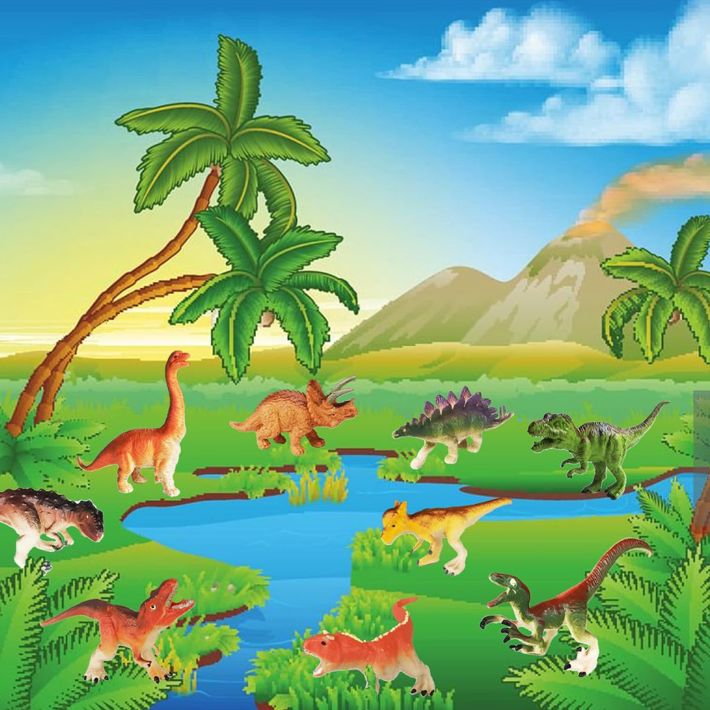 15 Pcs Mini Figures Toys Realistic Farm Animal Figurines, Plastic Learning Educational Playset Animal Themed Party Supplies Cake Topper Ornaments for Easter Egg Birthday Christmas