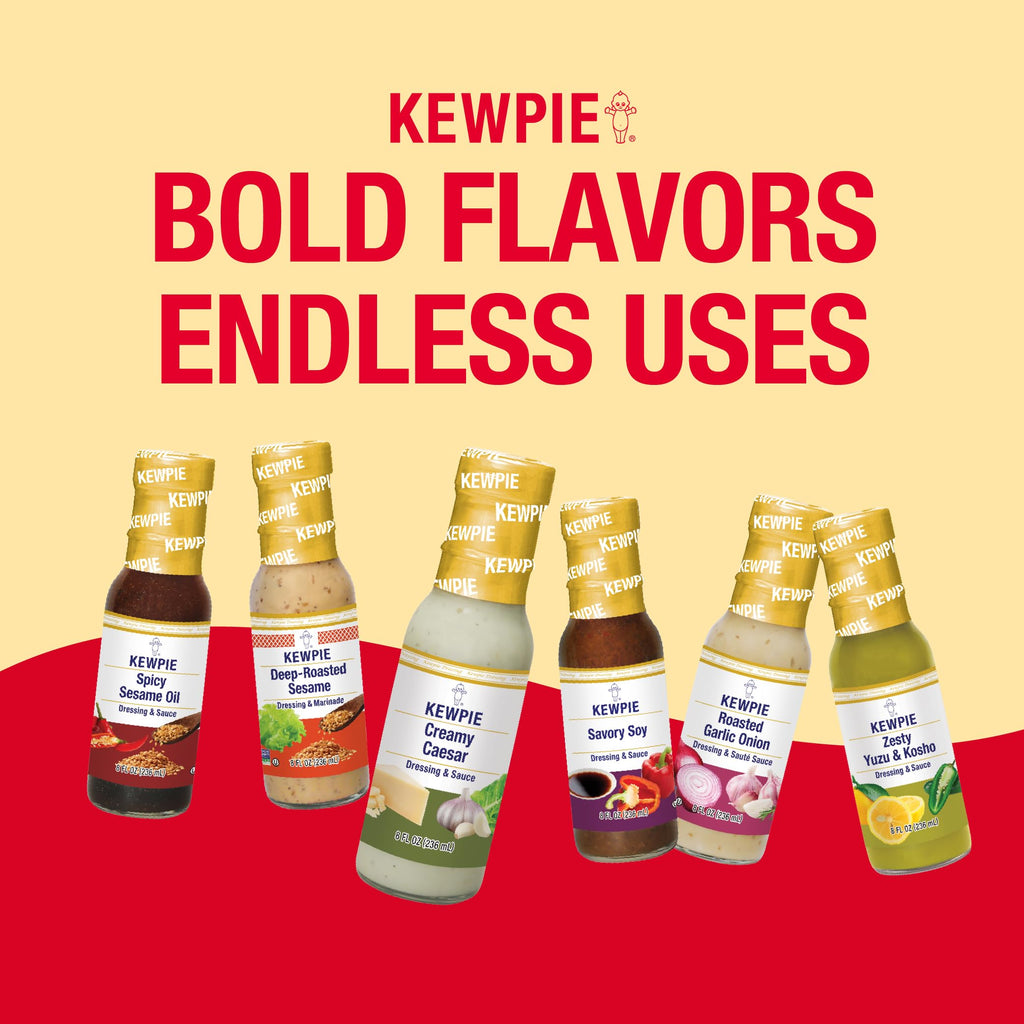 Kewpie Japanese Dressing Roasted Sesame 8 Oz.(Deep Roasted Sesame Dressing (Creamy), 8 Oz)