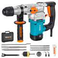 Berserker 1-1/8" SDS-Plus Rotary Hammer Drill with 1/2" Keyless Adapter | 1050W 9 Amp 3 Functions 9.5 lb. Corded Electric Safety Clutch Rotomartillo for Concrete Cement Masonry Drilling,Tile Removal