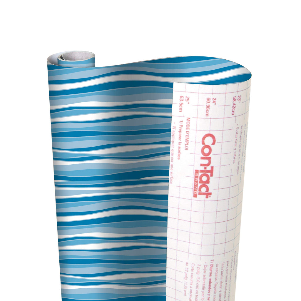 Con-Tact Brand Creative Covering, Self-Adhesive Shelf Liner, Multi-Purpose Vinyl Roll, Easy to Use and Apply, 18'' x 50', Abby Sage