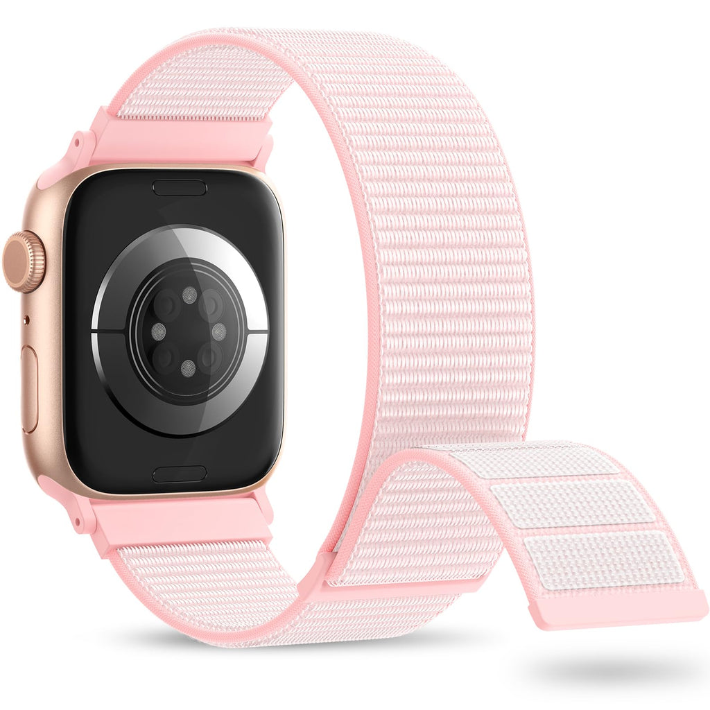 Nylon Sport Band Compatible with Apple Watch Band 38mm 40mm 41mm 42mm 44mm 45mm 46mm 49mm, Adjustable Breathable Women Men Braided Strap Loop for iWatch Series 11/10/9/8/7/6/5/SE Ultra 3/2/1