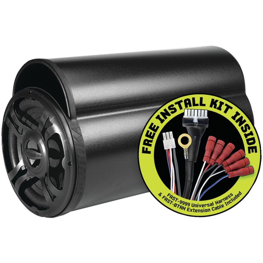 Bazooka BTA6100 BT Series 6-Inch 100-Watt Amplified Tube Subwoofer