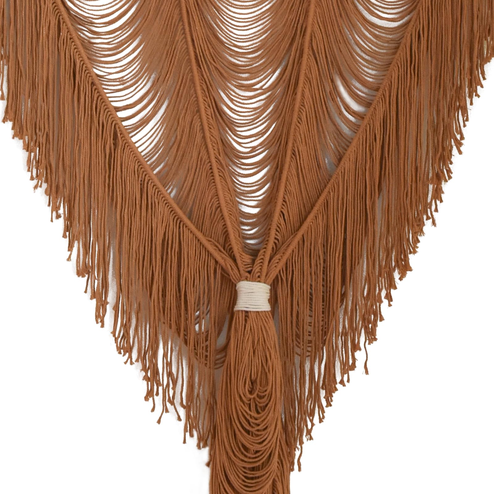 Flber Macrame Curtain Window Macrame Room Divider Doorway Curtain Boho Macrame Wall Hanging Living Room Bedroom Decor 42" W x 75" H