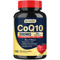 DRFOSTER Coq10 200mg, Co q 10 Supplement for Heart Supports & Energy Production, 6X High Absorption with Vitamin E & PQQ & Black Pepper Extract, 200mg Softgels, 120 Servings