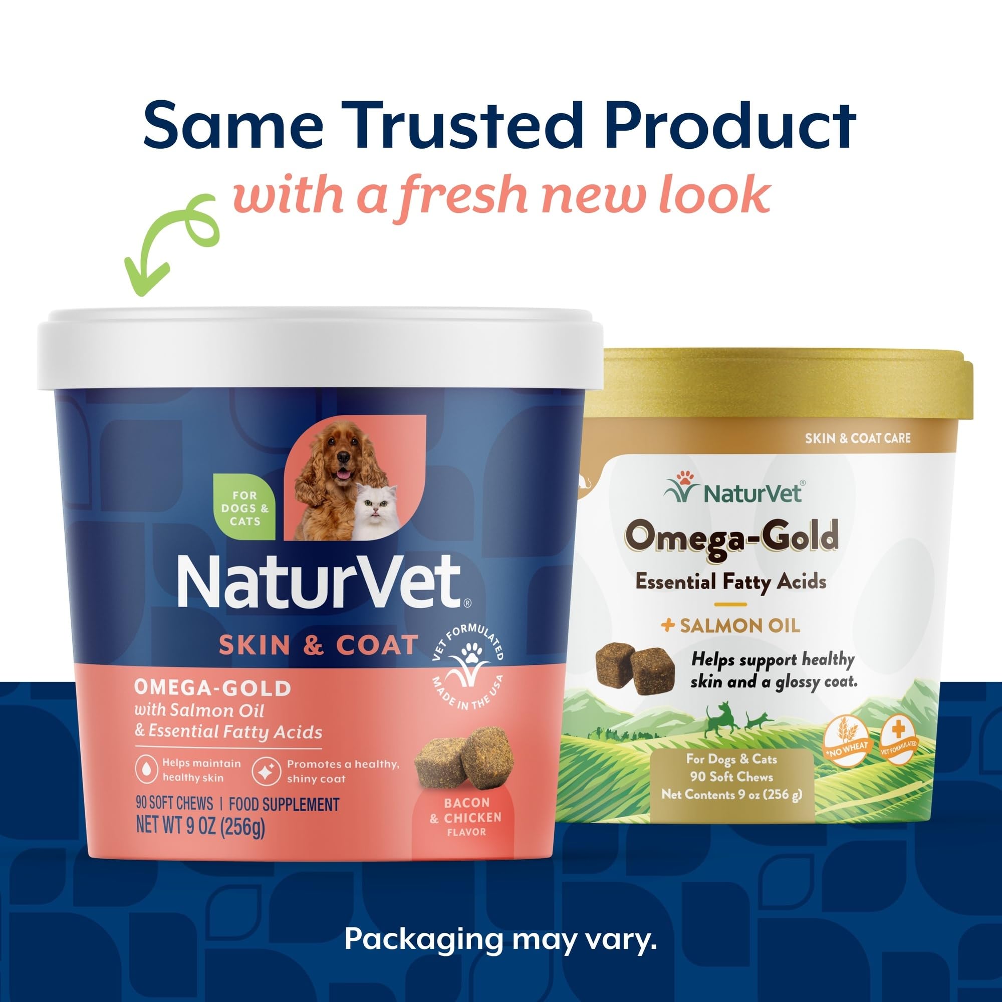NaturVet – Salmon Oil Skin & Coat Plus Omegas – Supports Healthy Skin & Glossy Coat – Source of Omega-3 & 6 Fatty Acids – for Dogs & Cats (8.75 oz Oil)