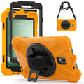 Samsung Galaxy Tab Active5/Active 3 8.0 Case, with 360 Stand, Handle Hand Strap & Shoulder Strap for Galaxy Tab Active5 8" 2024 X300/X307, Active3 8" 2020 T570/T575/T577 (Black)