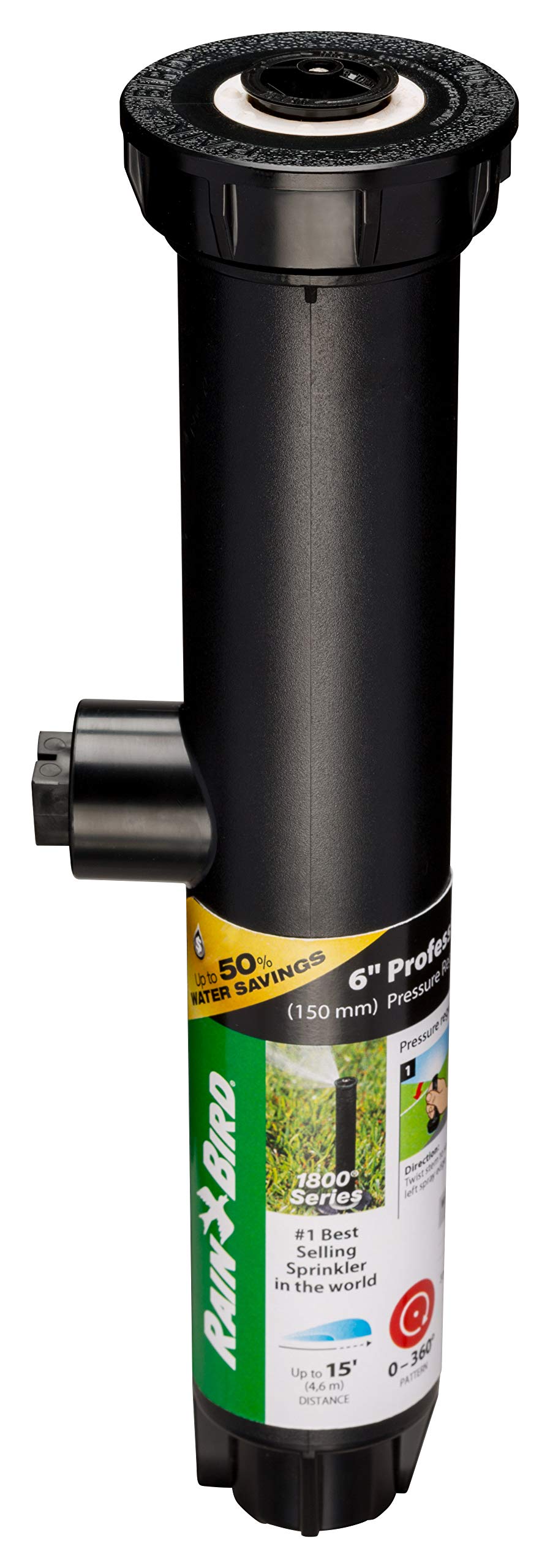 Rain Bird 1802AP4PRS PRS Professional Pop-Up, Full Circle, 3-4 Feet, 2"