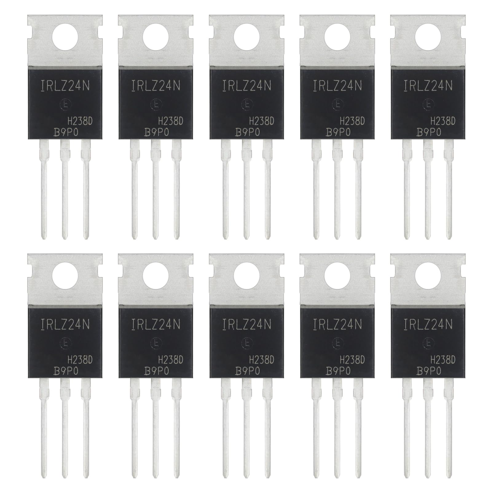 2N2222 2N2222A Amplifier Transistors NPN Silicon Transistor TO-92 60V 800mA (Pack of 200pcs)