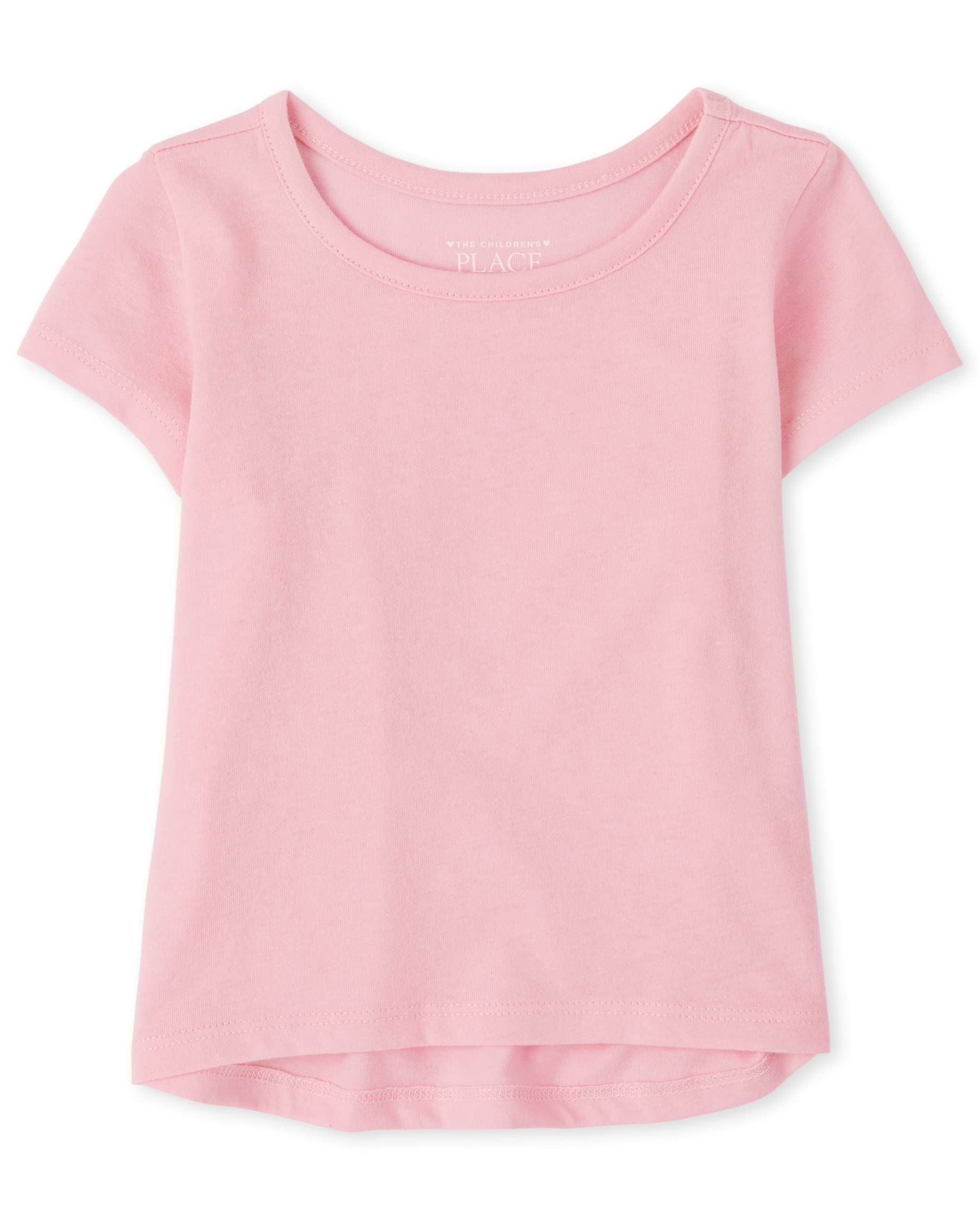 The Children's Place Baby Girls' and Toddler High Low Layering Tee