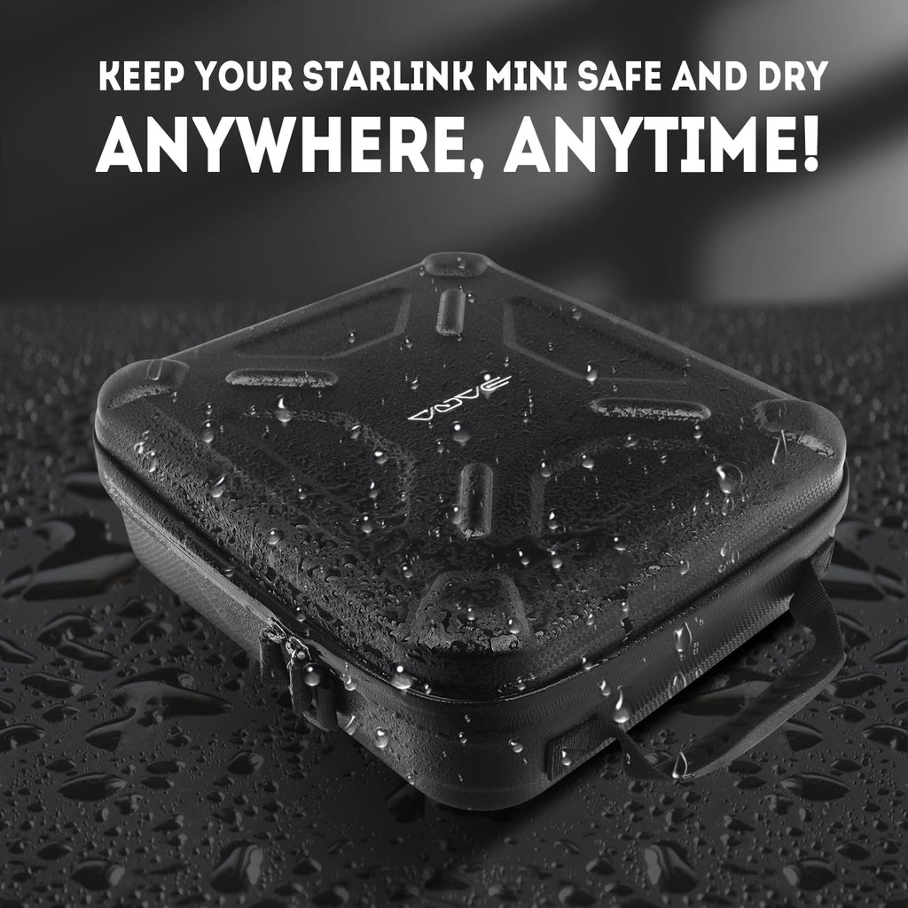 Ultra-Light Case for Starlink Mini – Waterproof, Shockproof EVA for Starlink Case Shoulder Star Link Bag with Dual Carry Options | Ideal Starlink Mini Accessories