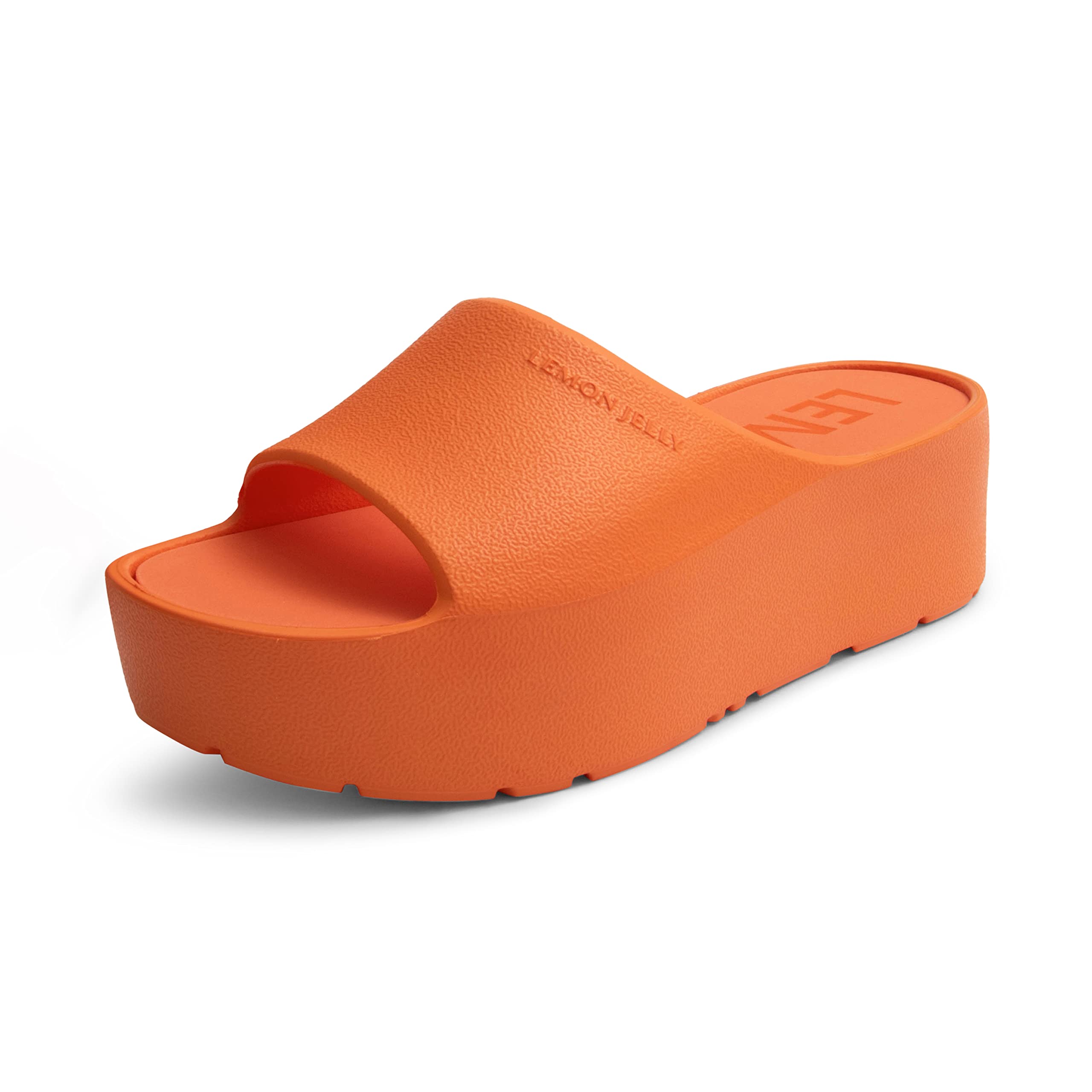 Lemon Jelly Women's Sunny Platform Sandals - Cute Water-Friendly Comfort Wedges for the Beach or Casual Wear - Super Lightweight Slip-On Flip Flops for Ladies