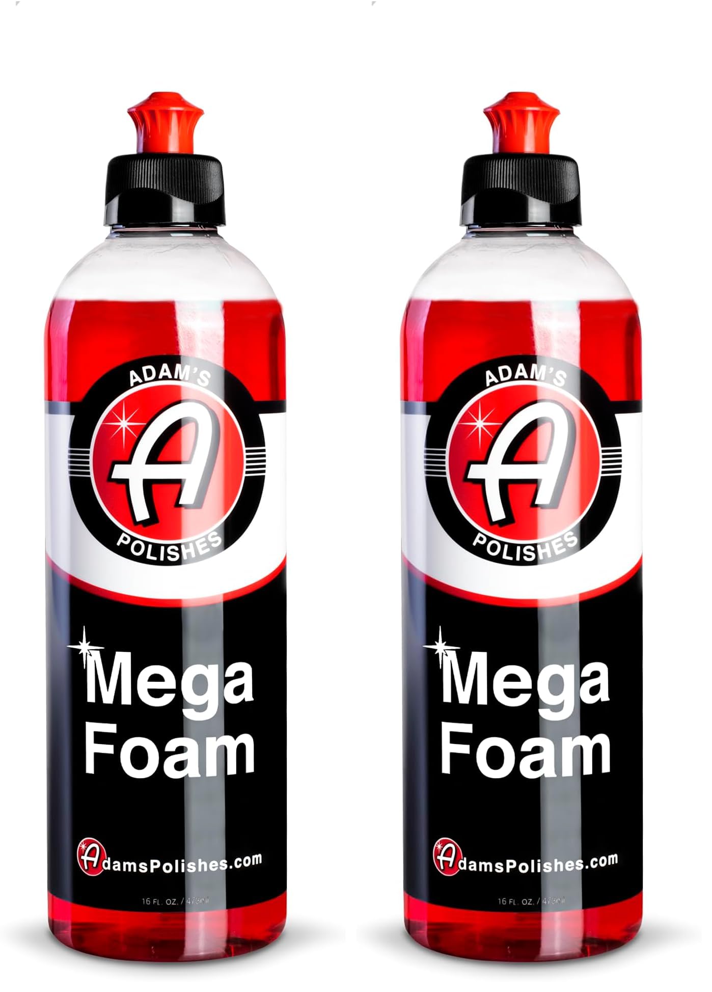 Adam’s Mega Foam (16oz) - pH Neutral Car Soap For Car Washing, Concentated For Wash Bucket, Foam Gun, Won't Strip Car Wax or Ceramic Coatings