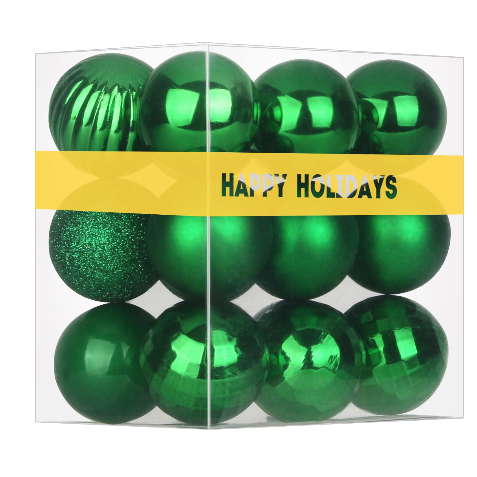 Bubblegun Pink 1.6" Small Christmas Balls Christmas Tree Decoration Ornaments Shatterproof Hanging Balls for Birthday Halloween Holiday Wedding Decorations Set of 12pcs