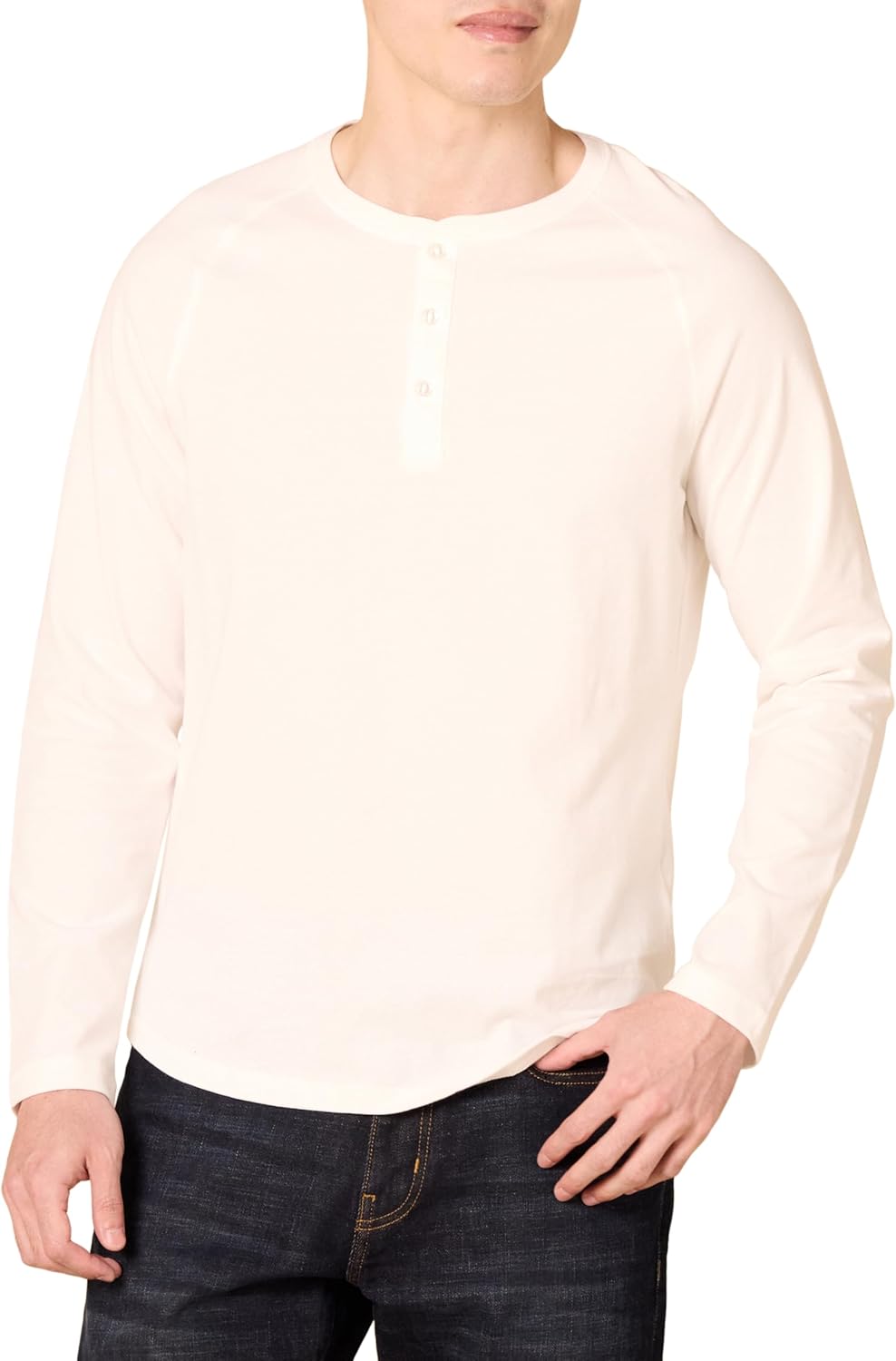 Amazon Essentials Men's Long-Sleeve Henley Shirt