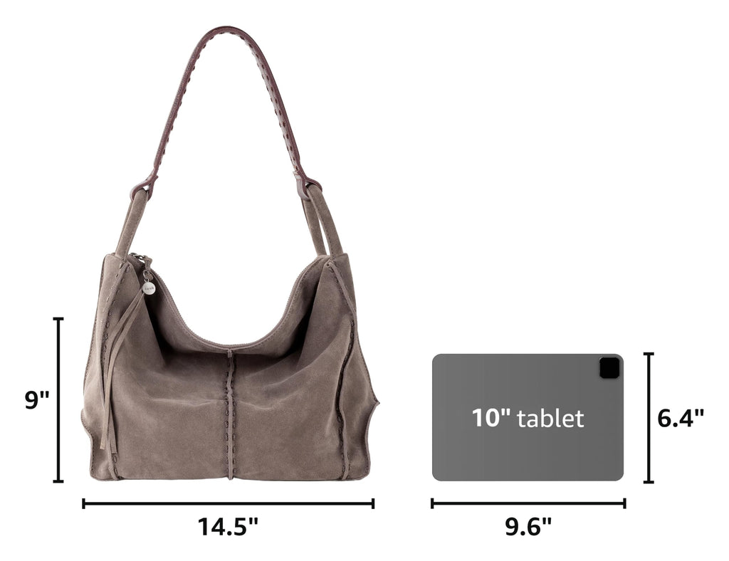 The Sak Los Feliz Hobo Purse - Premium Large Leather Women's Handbag for Everyday & Travel - Durable Purse With Zipper Pocket