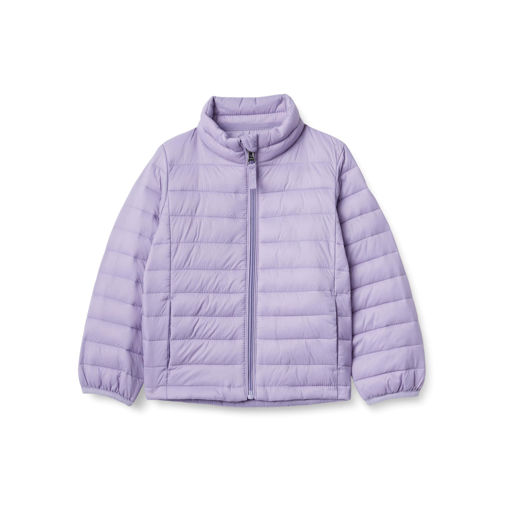 Amazon Essentials girls Light-weight Water-resistant Packable Mock Puffer Jackets