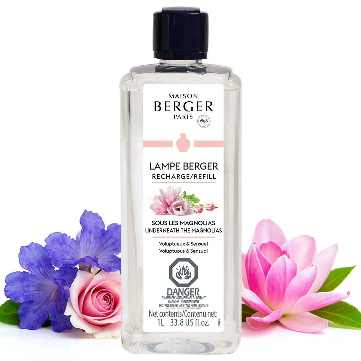 MAISON BERGER Lampe Berger Refill, 1 L, Agaves Garden | Catalytic Lamp Fragrance Refill, Helps Neutralize Odors, ~160 h Fragrance Diffusion, Made in France