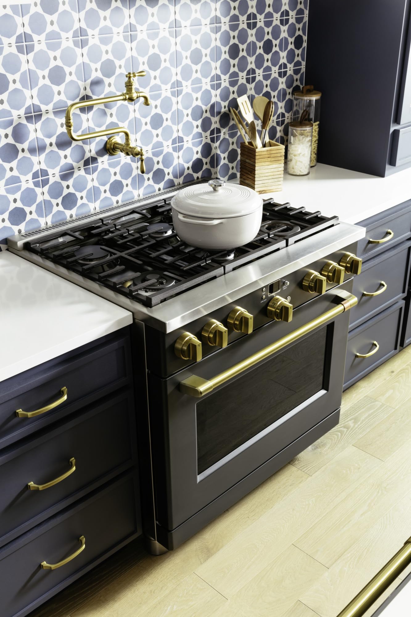 KOHLER 99270-BL Artifacts Wall-Mount Pot Filler, Pot Filler Faucet, Black Pot Filler, Kitchen Sink Pot Filler Faucets, Matte Black
