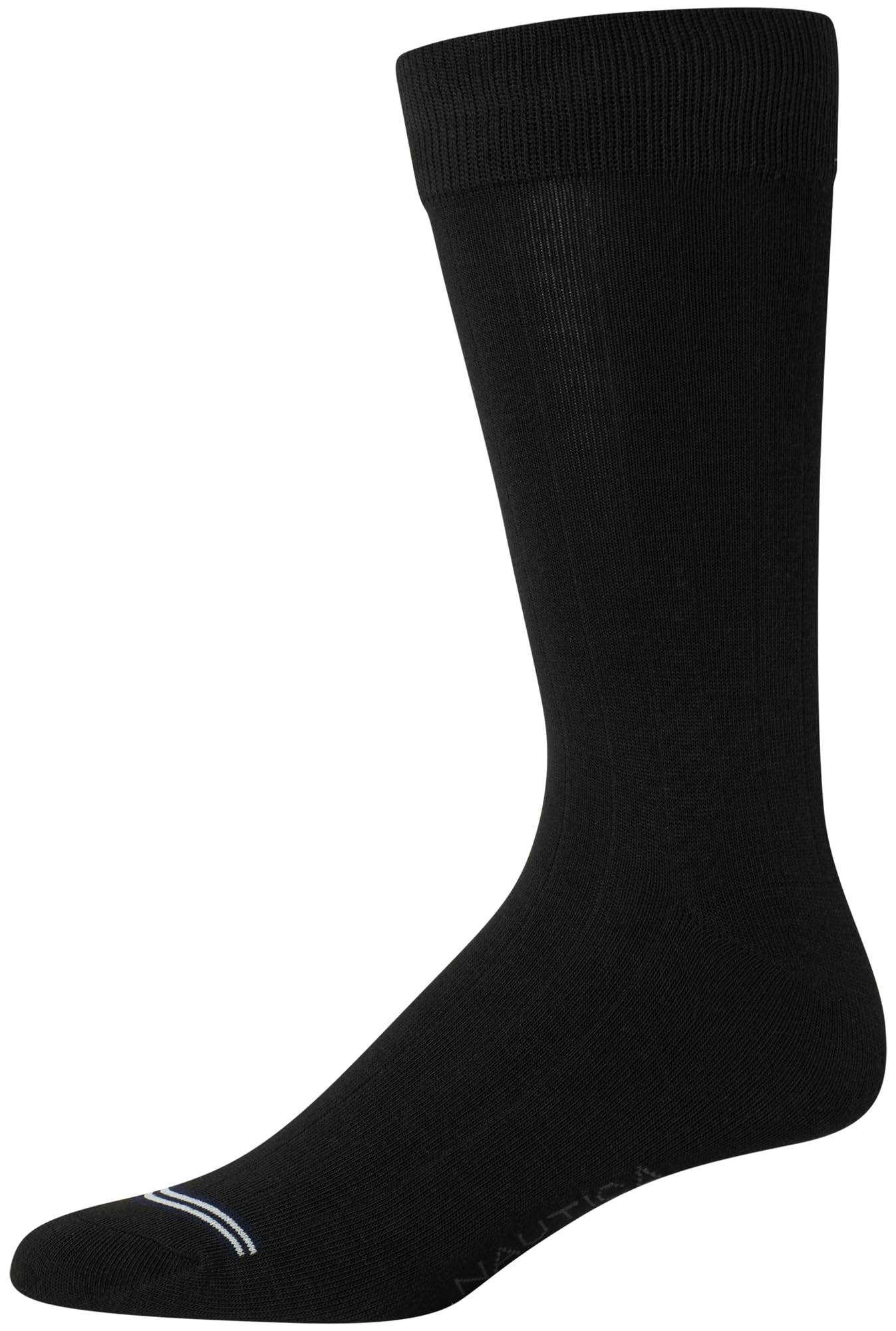 Nautica Mens Dress Socks - 5 Pack Breathable Comfort Stretch Crew-Length Work Socks for Men for Business Formal Wear (6-12.5)