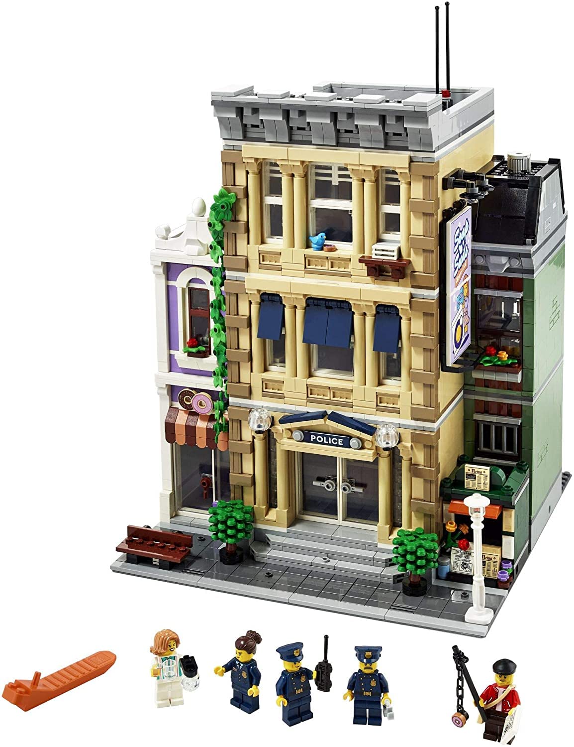 LEGO Police Station 10278 Building Kit; A Highly Detailed Displayable Model for Adults, New 2021 (2,923 Pieces)