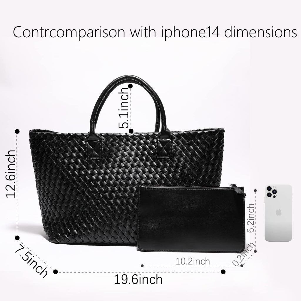 Woven Bag Shopper Bag Travel Handbags and Purses Women Tote Bag Large Capacity Shoulder Fashion Bags